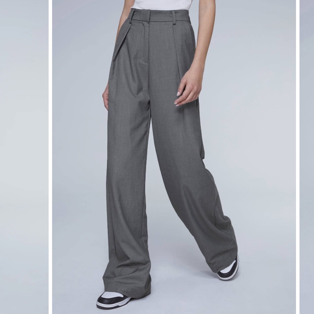 Commense Pleated Wide Leg Pants